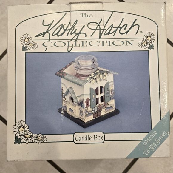 Handpainted Candle Box for Yankee Candle Kathy Hatch Collection NWT - Picture 11 of 13